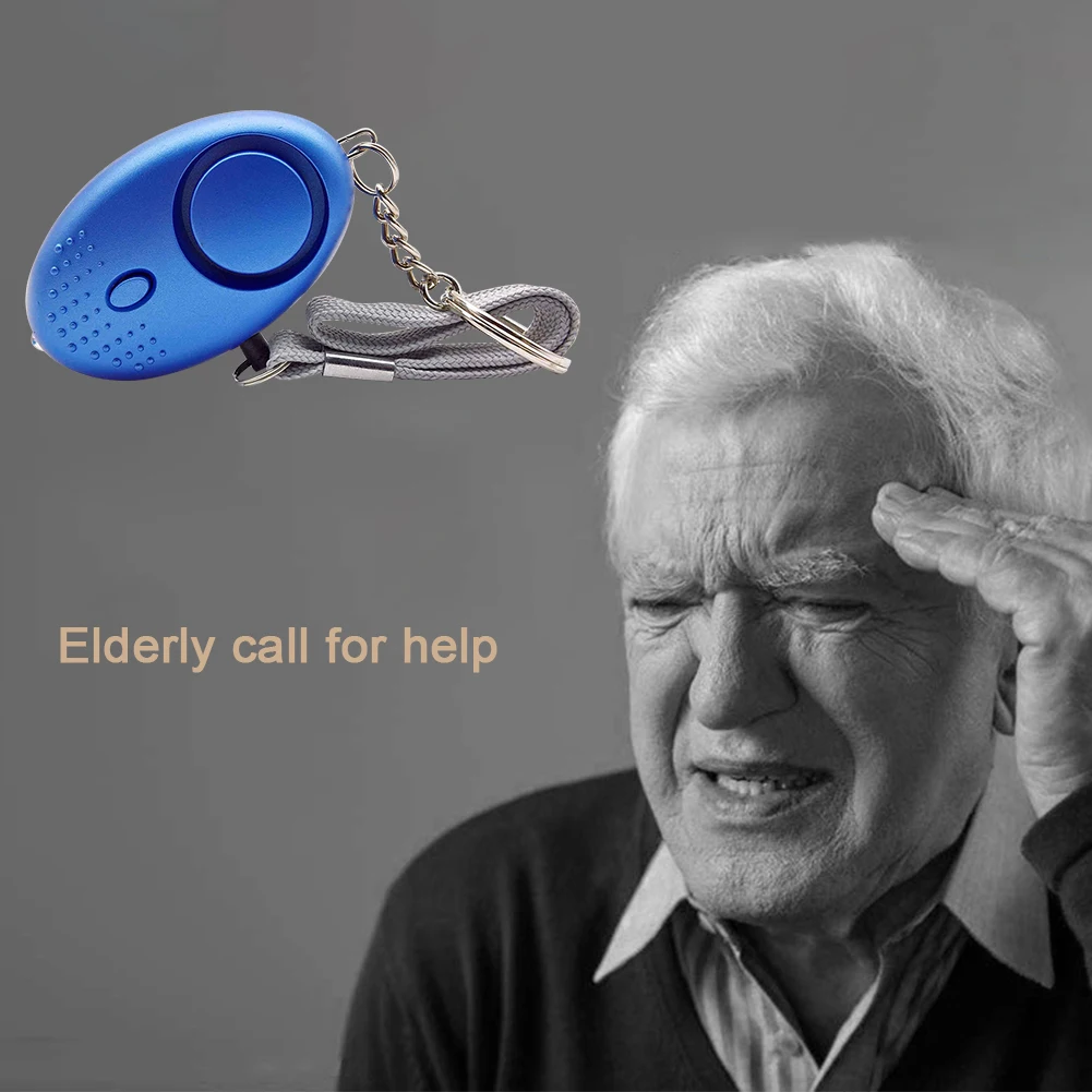 울프 방지 보안 경보 모양 개인 경보 버징 보호, 노인 여성 어린이용 큰 소리, 130DB 안전 비명