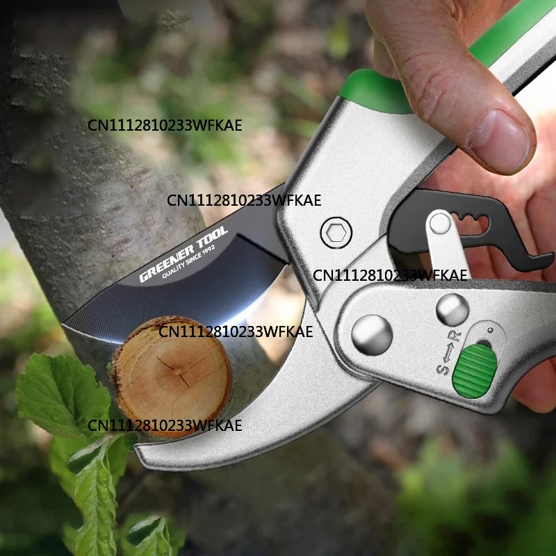 GREENER Secateurs Multifunctional Adjustable Pruning Shears Professional Tree Trimmer Pruners  Gardening Bonsai Steel Scissors