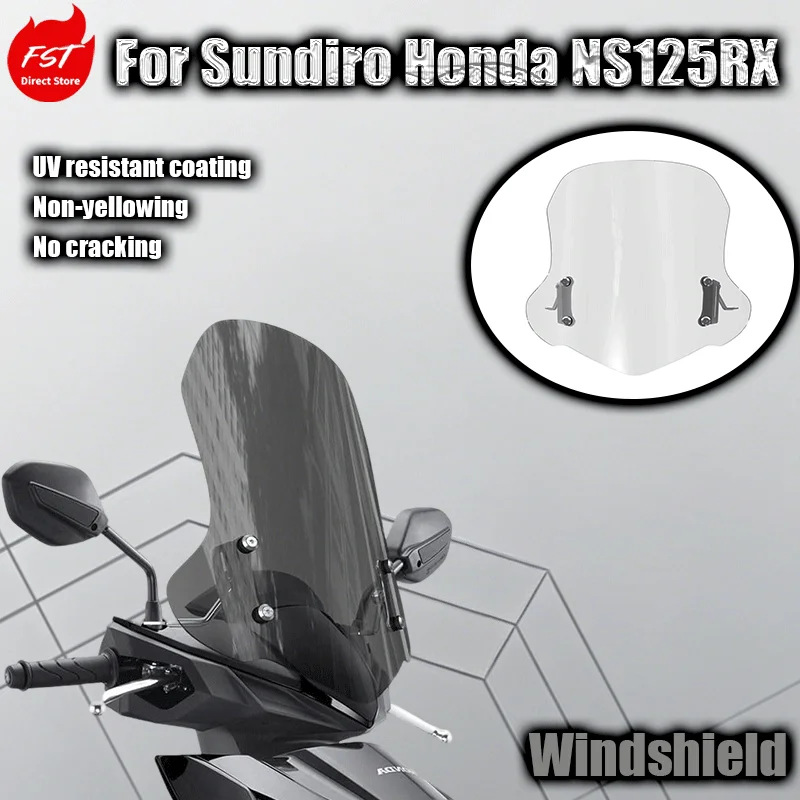 

Для мотоцикла Banmotor Sundiro Honda NS125RX: Запчасти для модификации ветрового стекла с трещинами по краю, аксессуары для мотоциклов