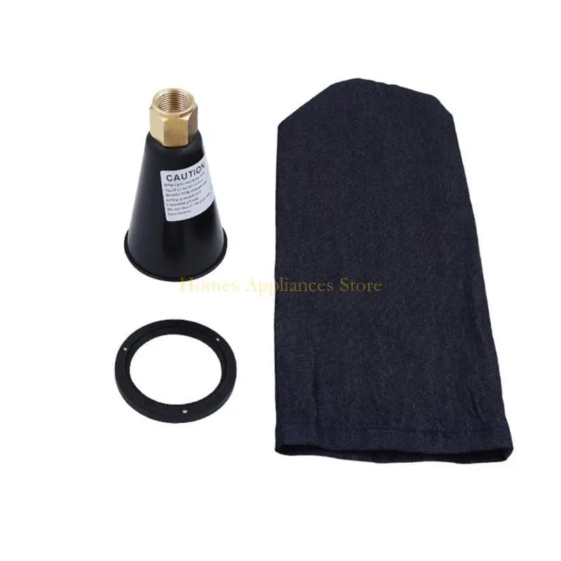 مرفق صانع الثلج الجاف D0AB للتطبيقات المنزلية والصناعية مخروطات البلاستيك وحقيبة أسطوانة CO2