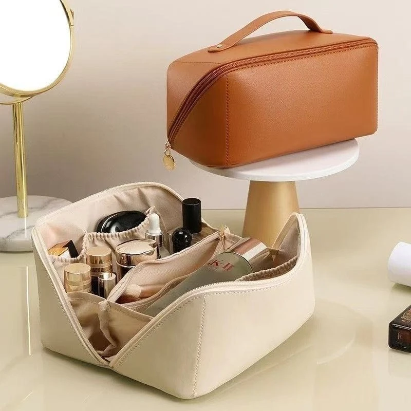 Hot Cosmetics Aufbewahrungstasche, großes Fassungsvermögen, tragbar, High-End, neue Reisekosmetik, Toilettenartikel-Kissen-Aufbewahrungstasche