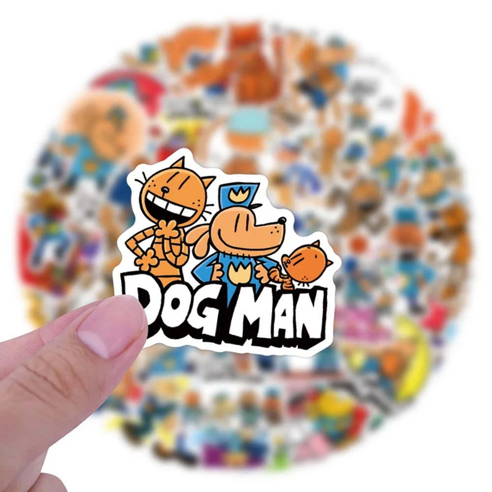 

10/55PCS Anime Dog Man Comics Stickers Funny Decals DIY Skateboard Phone Laptop Car Luggage Bike Waterproof Sticker Kids Toy