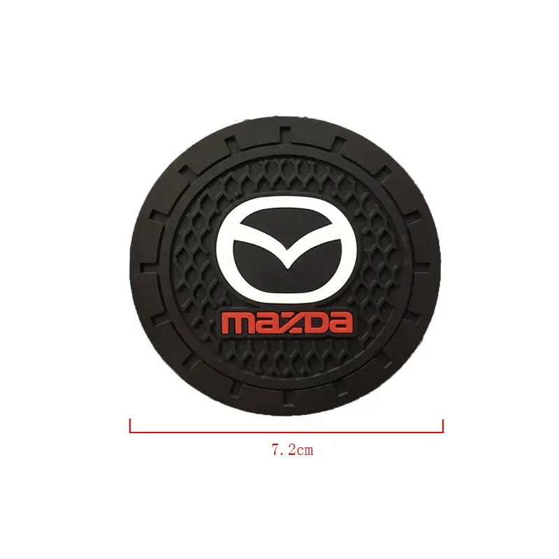 Anti-slip Silicone Car Coaster Interior Accessories For Mazda 2 3 6 Axela Atenza CX-5 CX5 CX-7 CX-9 2014 2015 2016 Car Styling