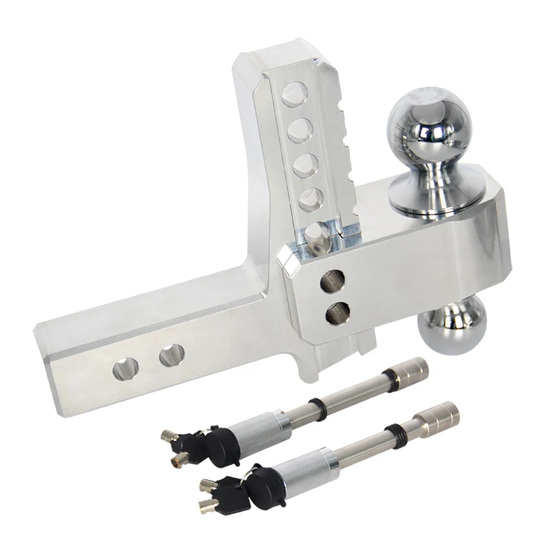 تجديد سحب هوك أجزاء الملحقات قابل للتعديل 2-5/16 بوصة سبائك الألومنيوم تزوير وصلة مقطورة الكرة جبل 12500 رطل الحمولة