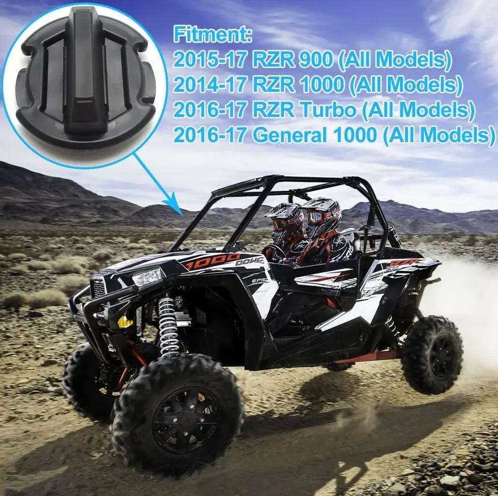 2/4 Pcs For POLARIS RZR900 RZR1000 XP 4 2015 2016 2017 Twist Floor Drain Plug UTV Body Rocker Panels Black for RZR 900 RZR 1000
