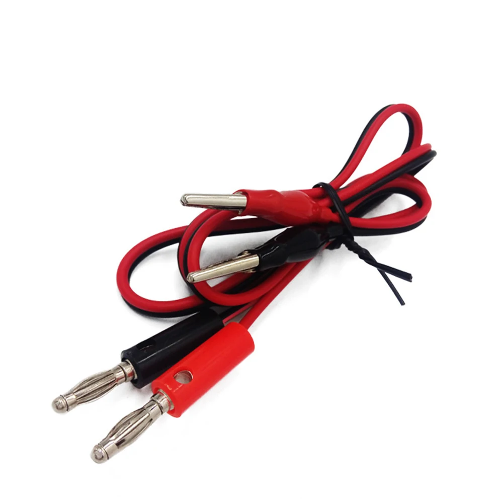 

Banana Large Banana To Alligator Alligator Test Lead Cable 10X1.5X0.8Cm Red Black Durable Premium Electronics Project Use
