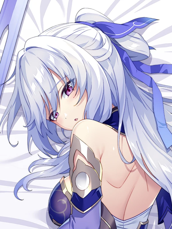 Japońskie Anime Honkai Impact 3 Jingliu Dakimakura przytulne poszewki na poduszki Otaku na prezenty na różko