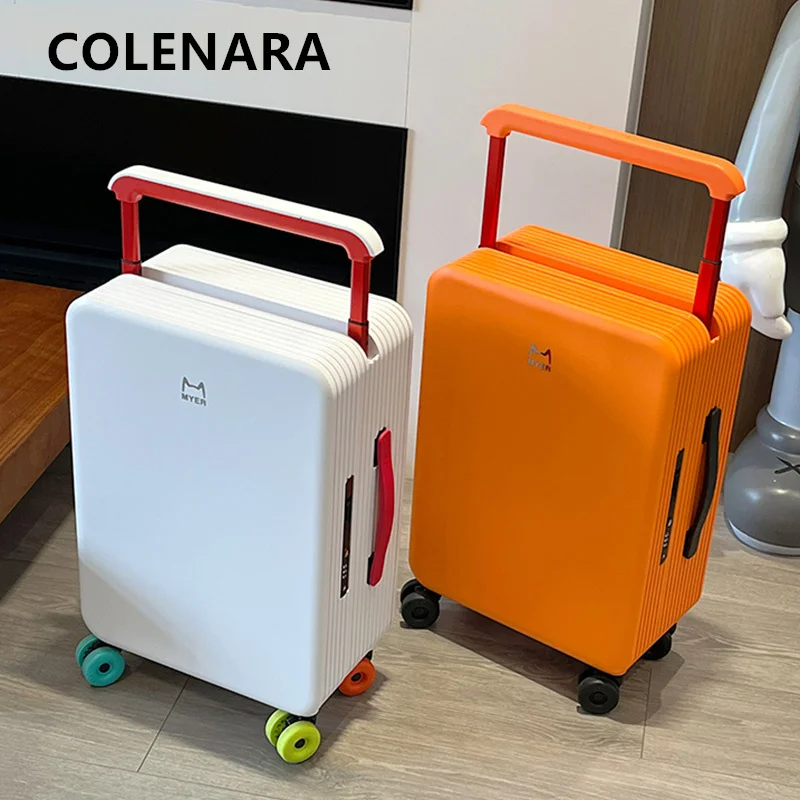 COLENARA ABS+PC Luggage 20 Inch Women's PC Boarding Case 24