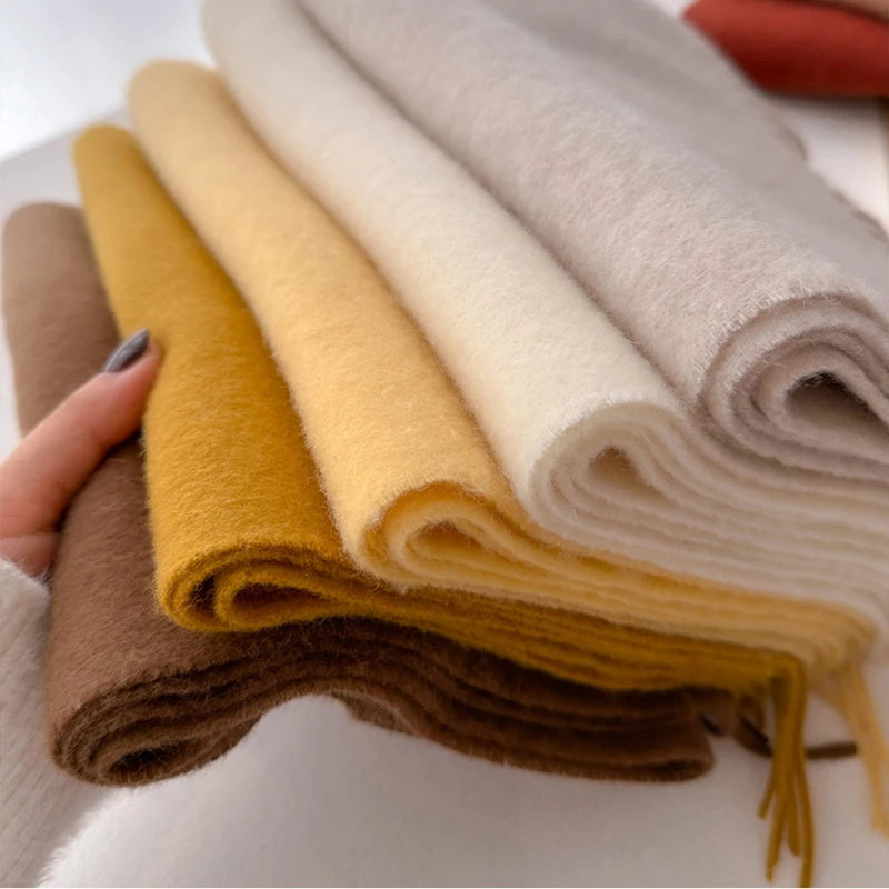 100% laine hiver écharpe 31 couleur unie vente chaude châle enveloppes foulards hommes et femmes universel chaud et froid résistant écharpe