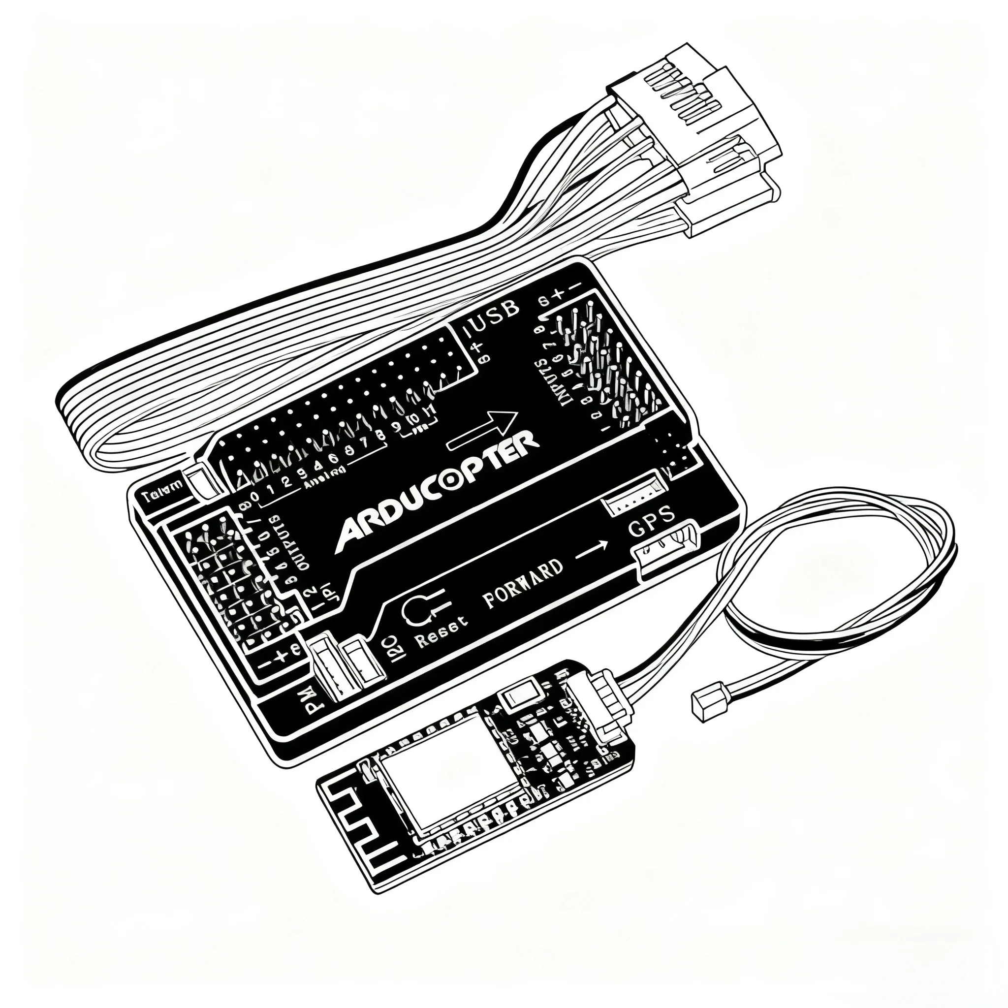 

APM2.8 APM 2.8 ardupilot Flight Controller with internal compass +Wifi Module RC Quadcopter Multicopter