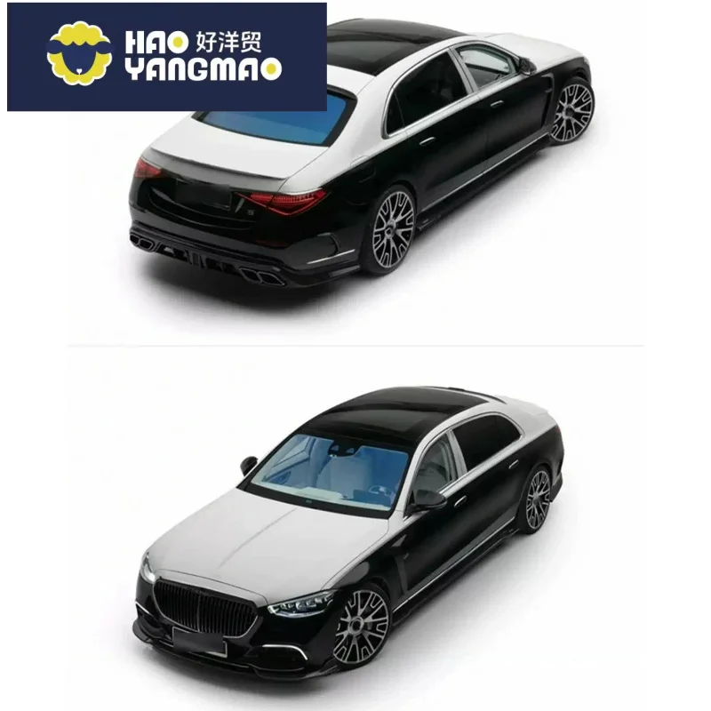Suitable for Top-Tier FORBenz W223 S480 S580 S680 Easy-Install Body Kit Dry Carbon Fiber 2021-2025 Front Lip Diffuser Side Skirt