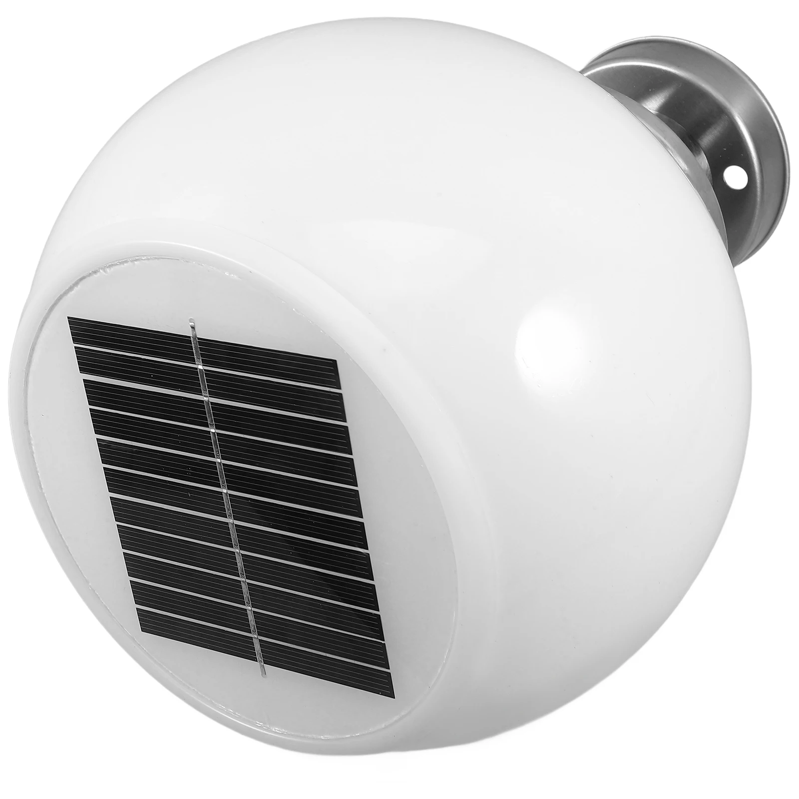 

Solar Powered Lamp Outdoor Waterproof Lights Garden Decoration Post Lantern Round Globe LED Column Ball White Fence Pillars Long