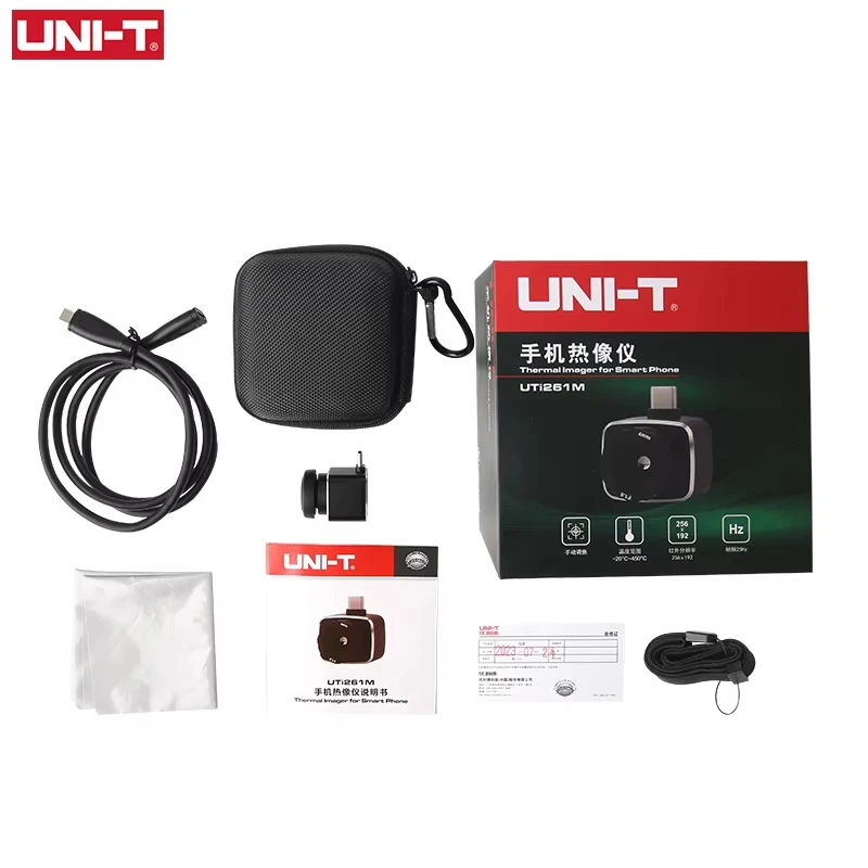 UNI-T UTi261M Termocamera 256x192 Termocamera a immagine di calore a infrarossi per telefono Android (non per iPhone Type-C)