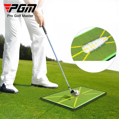 Imagen 2 del producto Estera de entrenamiento de Golf PGM para detección de columpio, pelota de bateo, estera direccional, almohadillas para camino de columpio, almohadillas de práctica de columpio DJD038