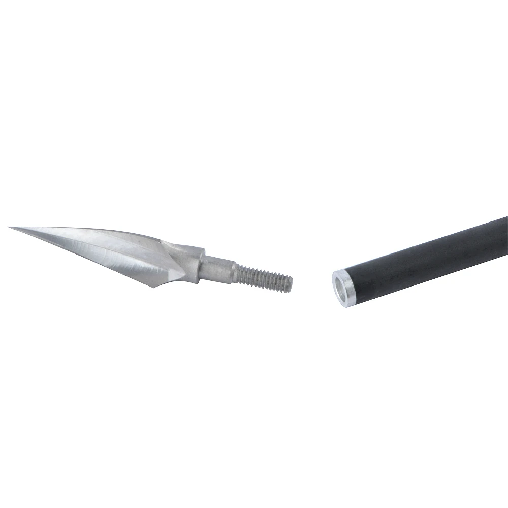 150 Grain Broadhead-Pfeilspitzen, 12 Stück, präzises Gewindedesign, korrosionsbeständiges Eisenmaterial, komplett mit Aufbewahrungsbox, universell passend für die meisten Bogenschießbögen, Ersatz-Pfeilspitzen für Amateur-Outdoor-Freizeitschießen – Detail 3