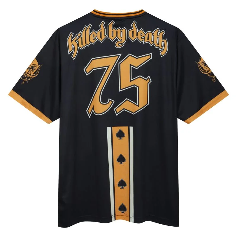 

2025 American fashion breathable stitching loose football jersey street trend casual breathable men's and women's short sleeves