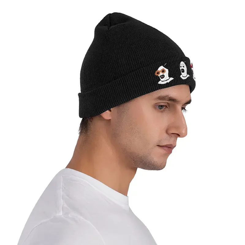 Terrifier knit hat beanies winter hats warm unisex fashion cap for men women gifts