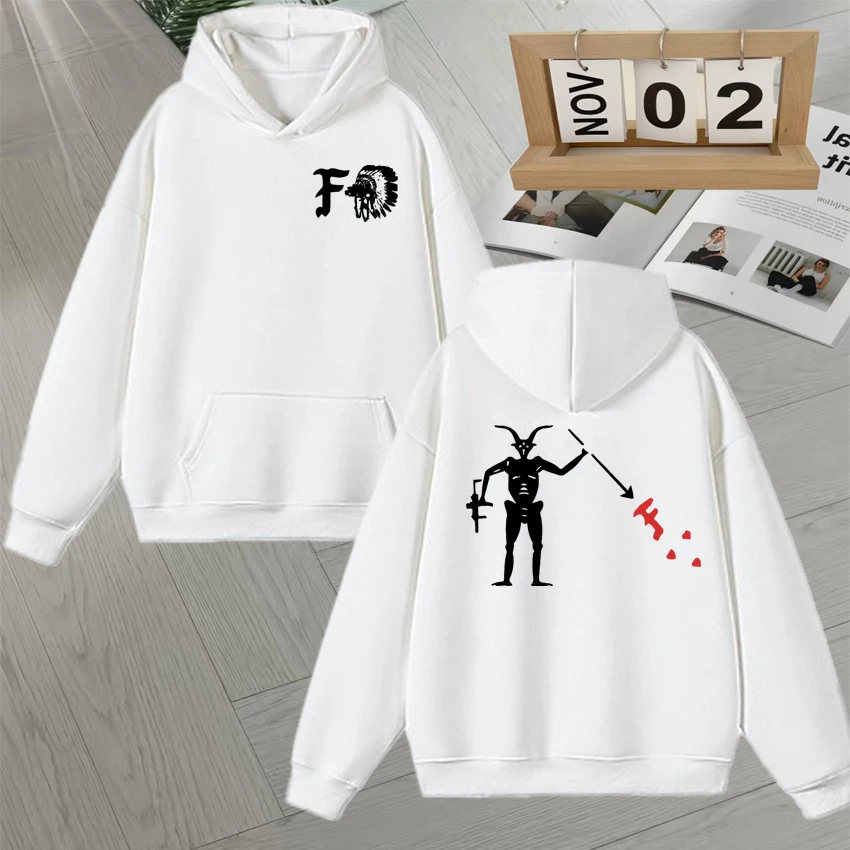 2025 Fashion Autumn Winter Forward Observations Group Double Sided Print Hoodie Long sleeve Men Women Fleece Sweatshirt Unisex