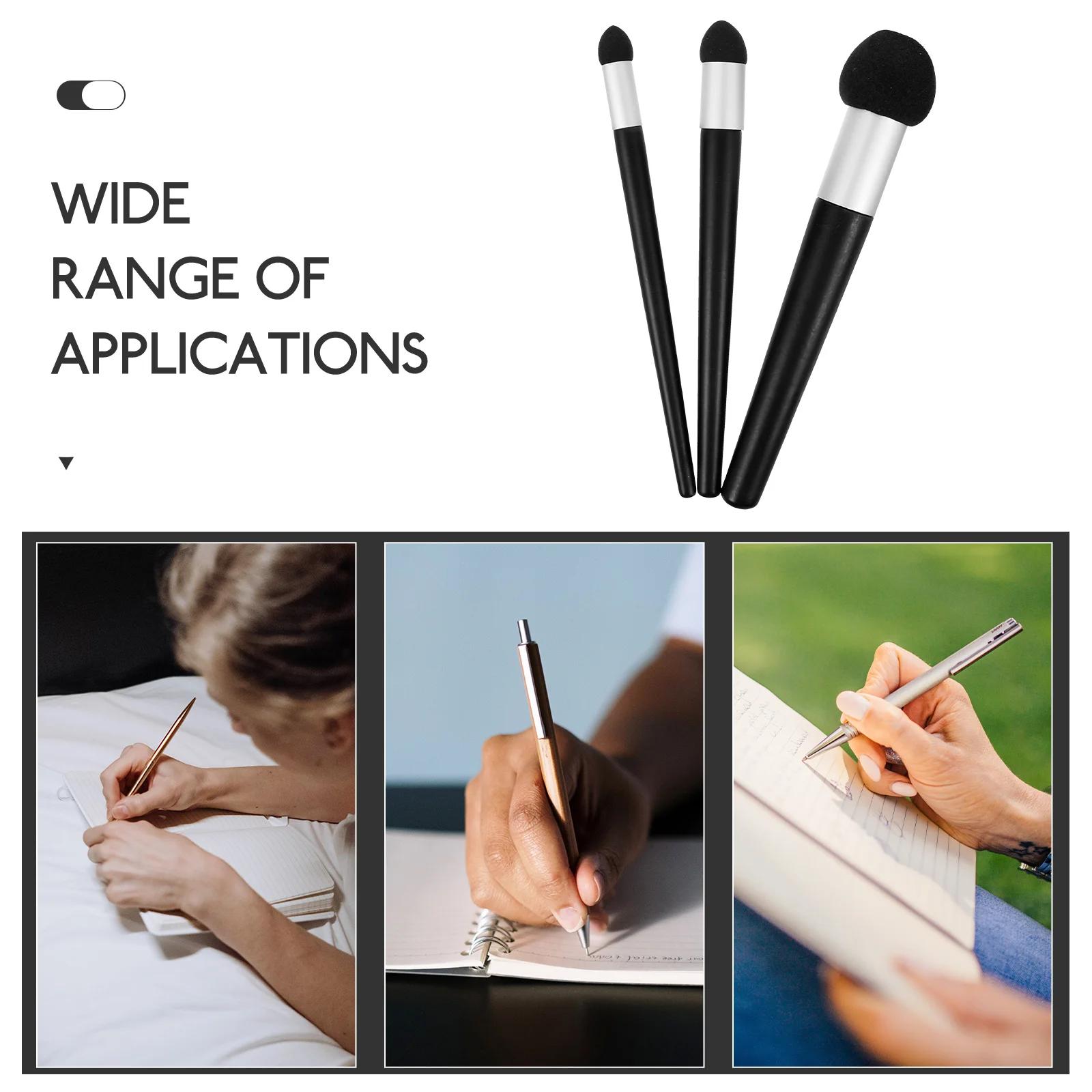 3 قطعة قلم رسم مزج الإسفنج أدوات المحمولة قبضة مريحة Crafts بها بنفسك الحرف اللوحة الفنية الخلاطات الطلاء الإسفنج للجرافيتي