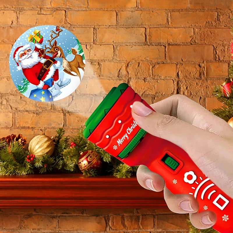 الإسقاط مصباح يدوي العارض الشريحة آلة القصة لعبة وقت النوم فتاة صبي مصباح متوهجة الاطفال عصا الضوء التعليم لعبة هدية عيد الميلاد #3