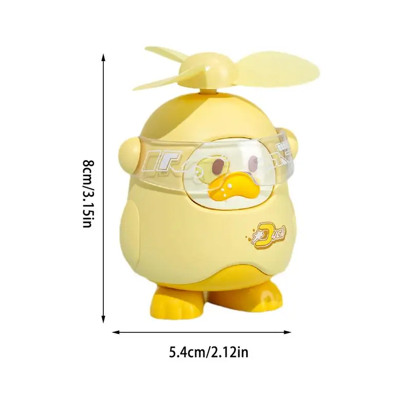 Portable Fan Duck Design Rechargeable Mini Fan Pocket Fan Portable With Lanyard Cute Small Fan Battery Operated Fan Powered