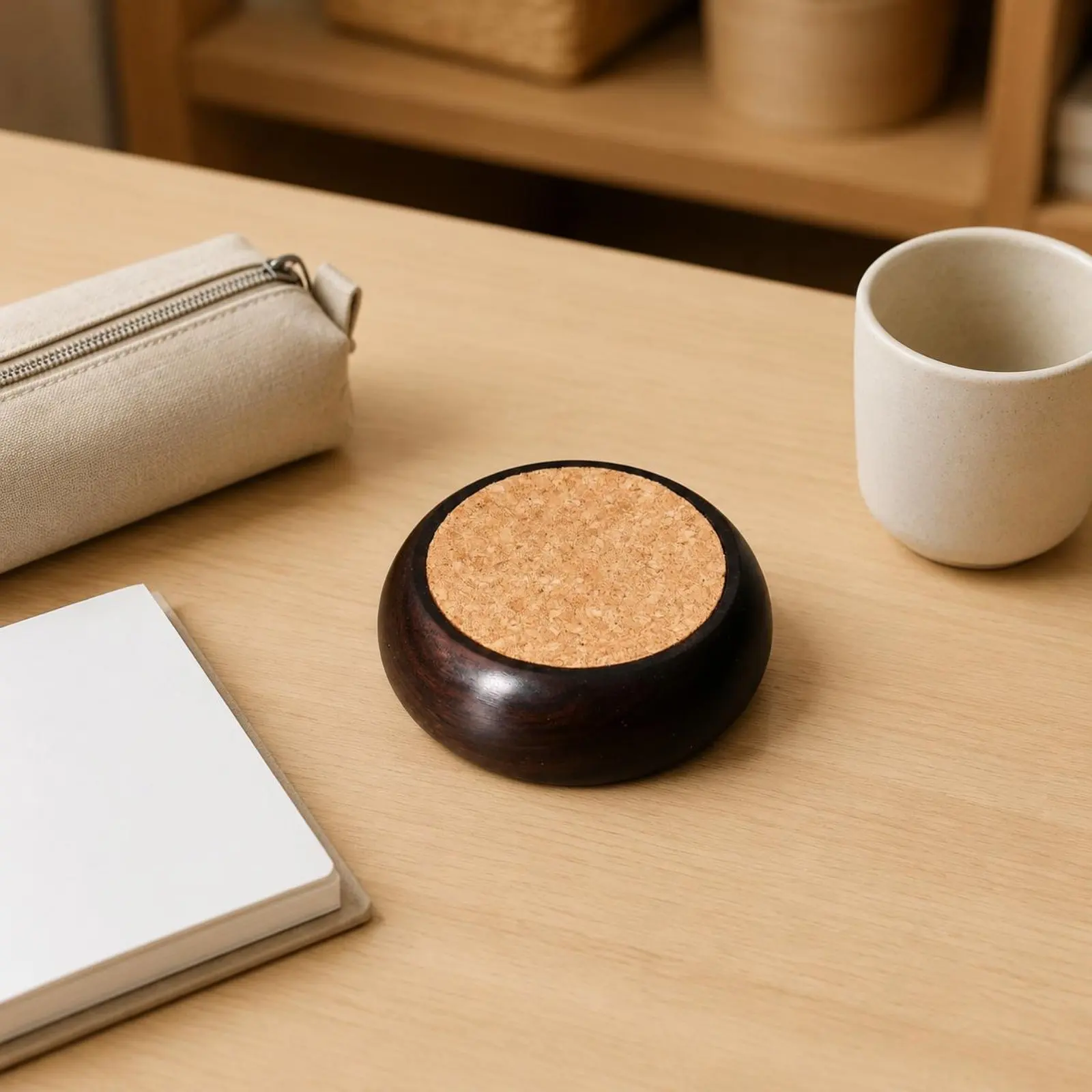 

Replaceable Inner Section Needle Cushion Soft Padding Wooden Needle Cushion Solid Wood Needle Holder Cute Design Sewing Supply