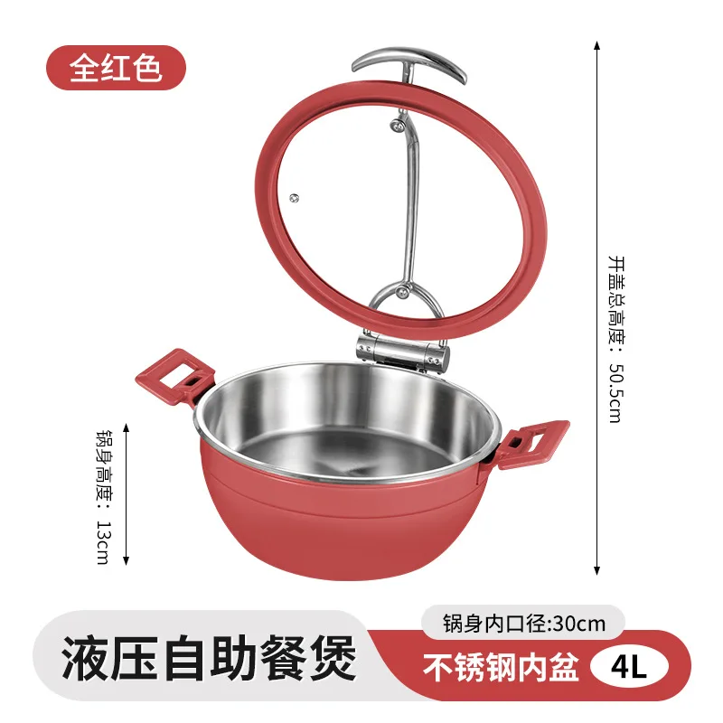 

Buffet stove Induction cooker Heating 304 stainless steel Hotel restaurant Breakfast Commercial high-end color