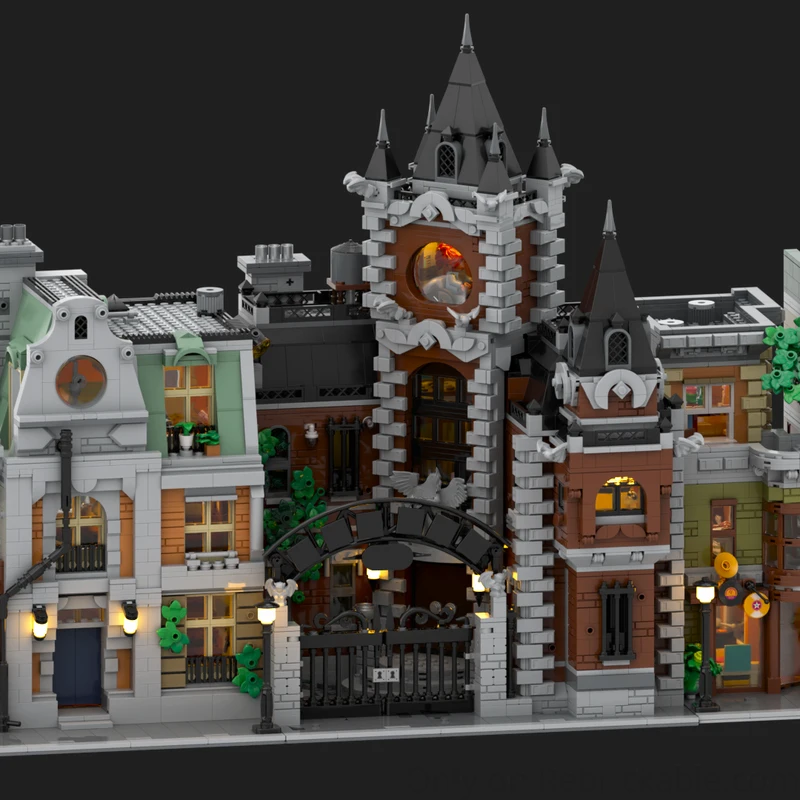 Nuovo prodotto squisito modello di blocchi MOC, tecnologia di estensione dell'asilo interno, regalo giocattolo modulare per bambini assemblaggio fai-da-te