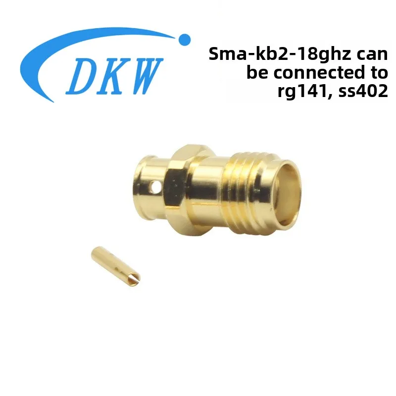 

SMA-KB3 connector 18GHZ low standing wave connection 50-3 semi-flexible cable SS402 high frequency cable SMA female connection