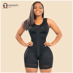 Faja Colombiana High Compression Double Full Body Stage 2 Body Shaper With Bra Shapewear Корсет Butt-Lifting Sexy Bodysuit