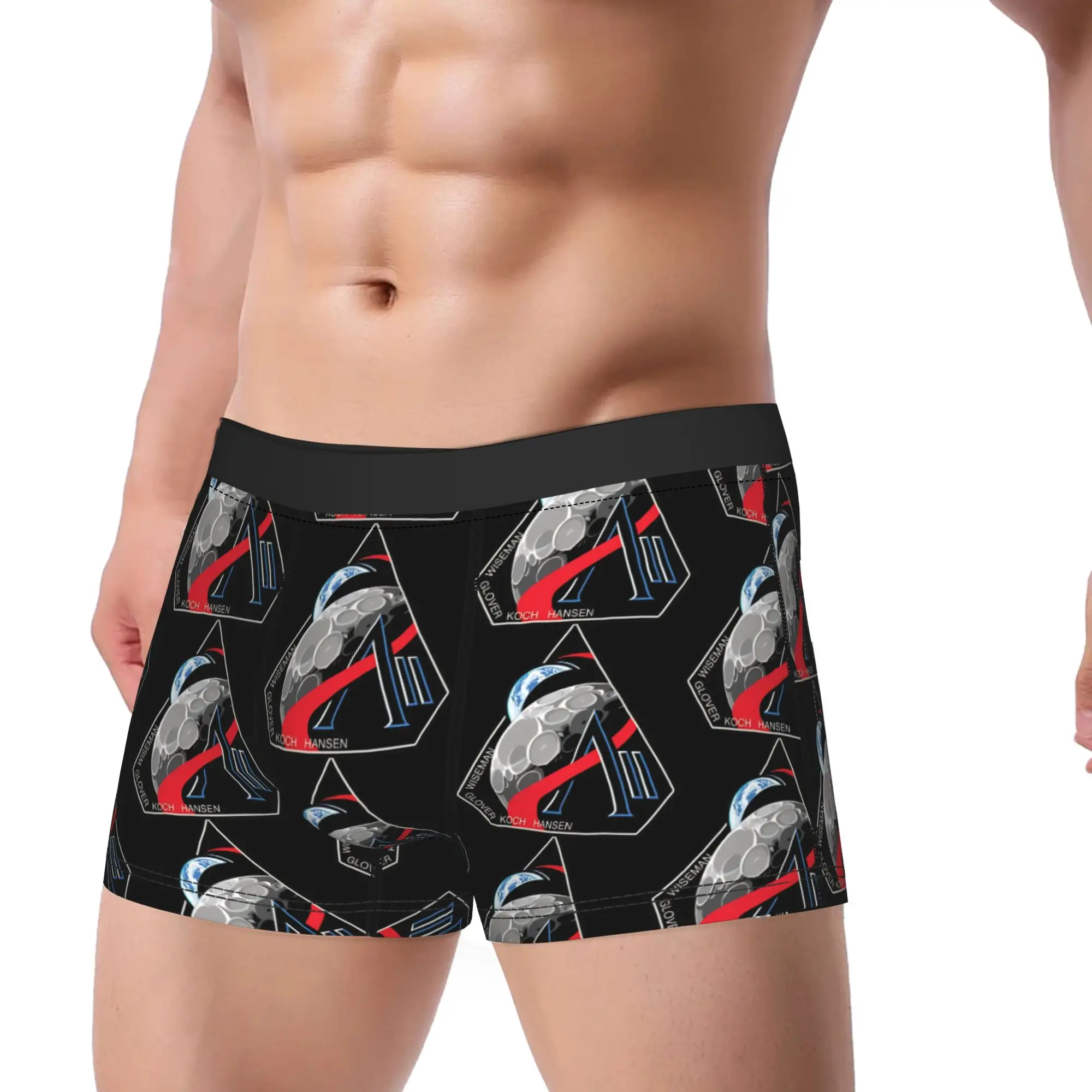 Patch  Artemis ii Underpants Breathbale Panties Men's Underwear Comfortable Shorts Boxer Briefs