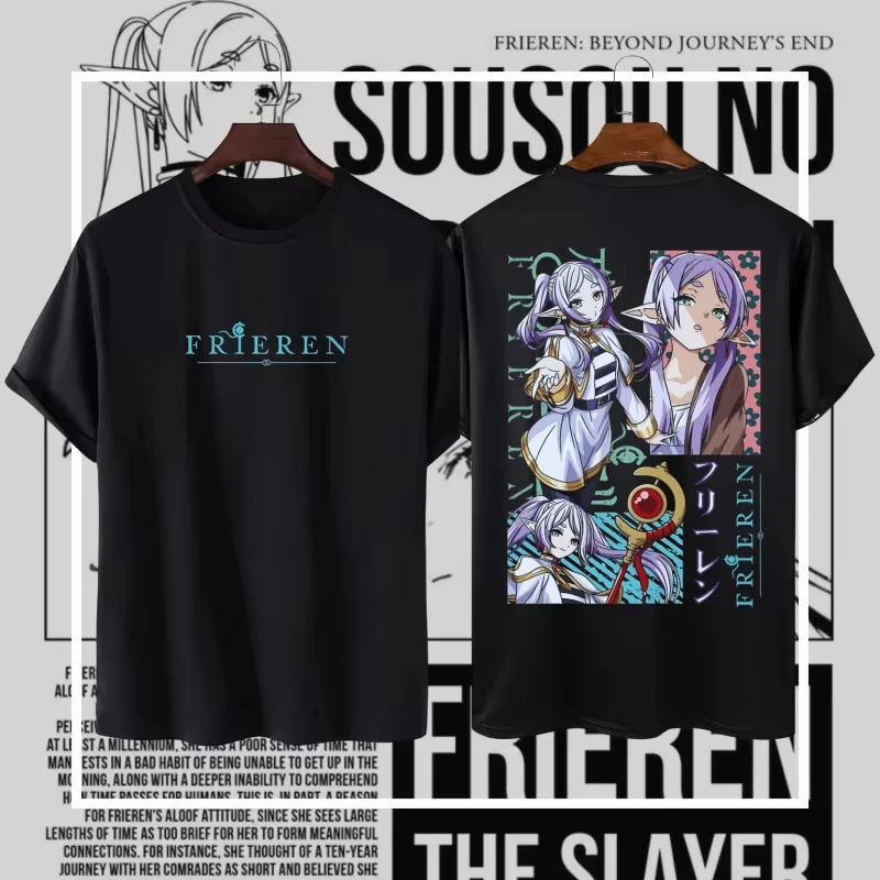 

T-shirt Anime SOU SOU NO FRIEREN Katun Premium 24s - Tshirt Distro Frieren Oversize Dewasa Anime Girls Cute Style