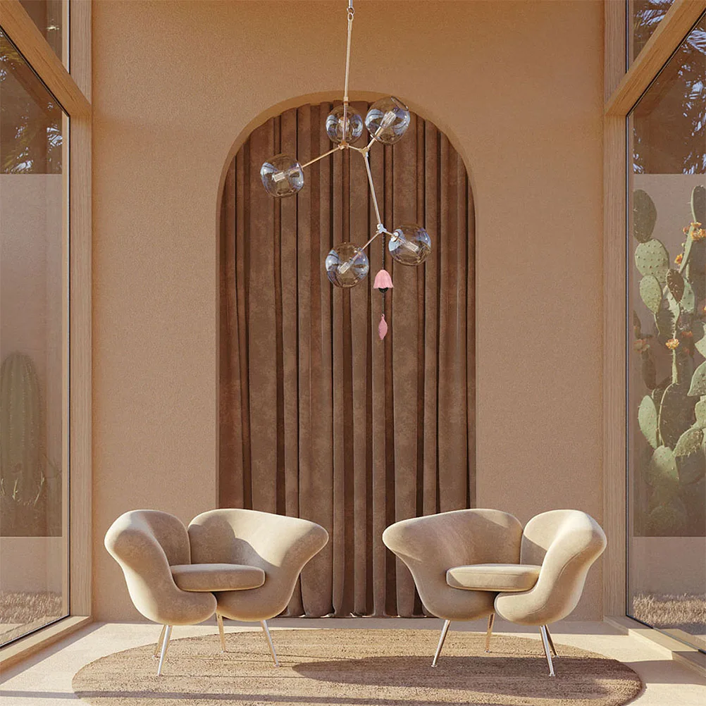 

2pcs Vintage Wind Chime Retro Metal Hanging Bells Home Decoration Cast Iron Door Chimes Wind Bell Garden Balcony