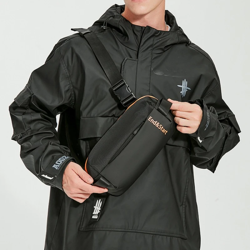 

Men's Chest Multi-functional Shoulder Bag Lightweight Trendy Waist Purse Sports Bag Portable Cycling Small Backpack
