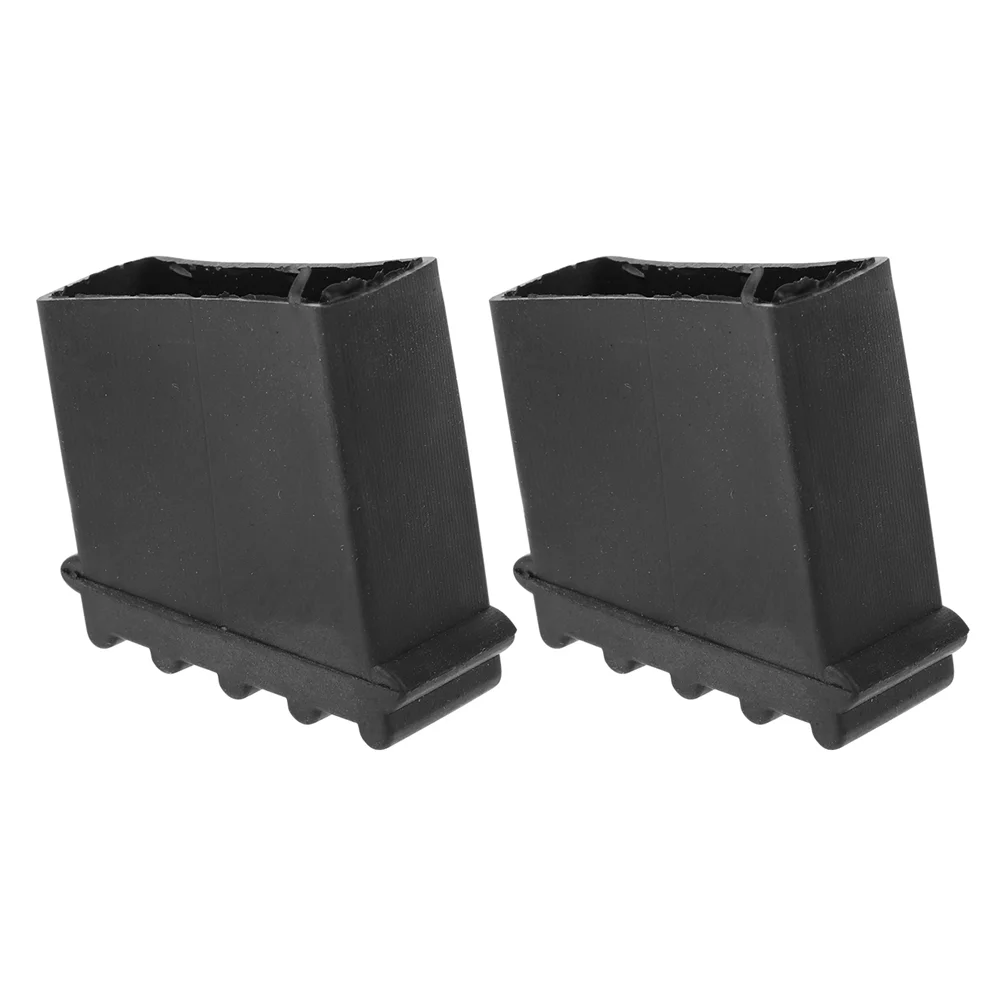 2 Pcs Floor Mat Ladder Non-slip Feet Protector Rubber Rest Man Telescoping Pads Cover