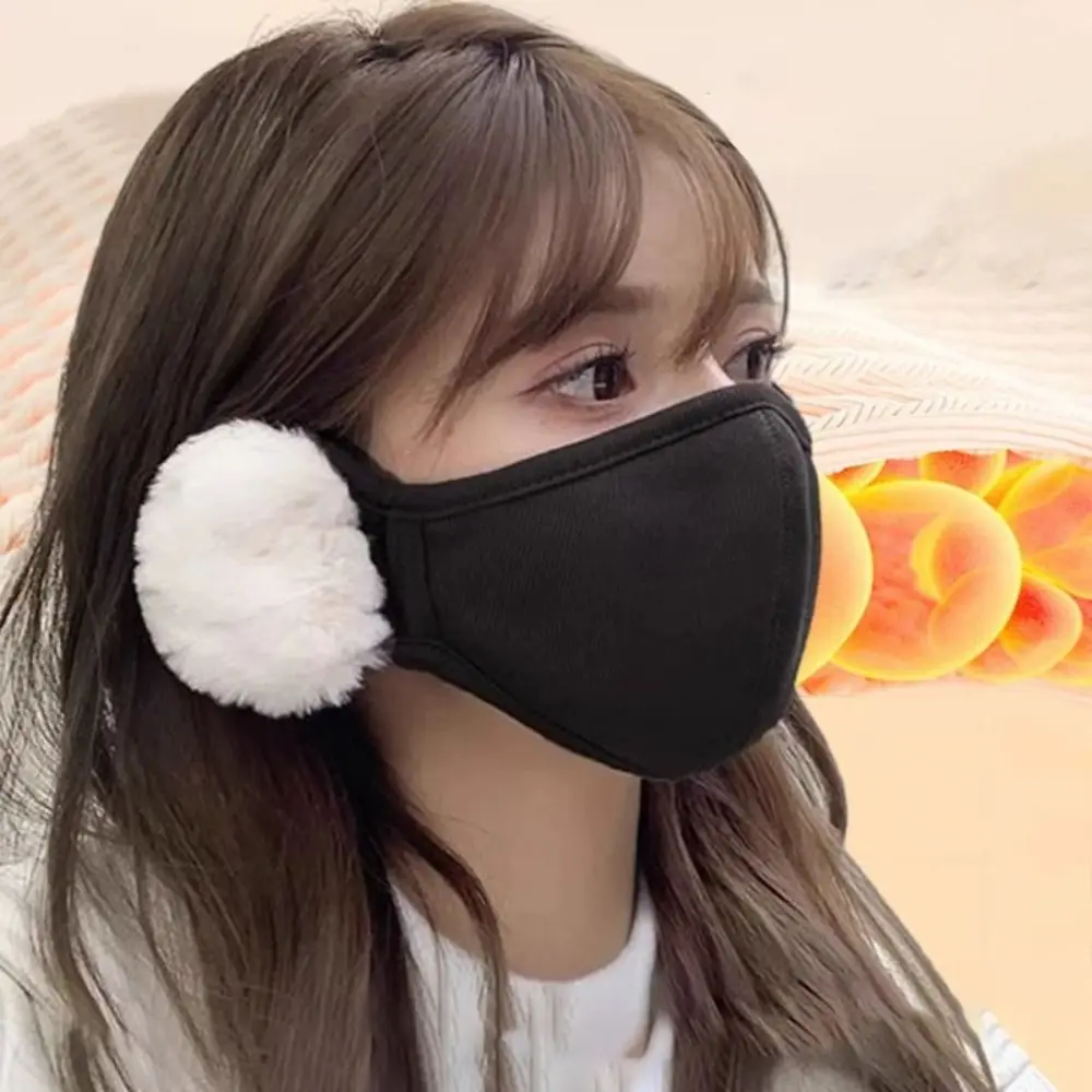 New Winter Warm Cold-proof Earmuffs Fashion Windproof Cloud Warm Mask Outdoor Plush Cycling Ear Warmer