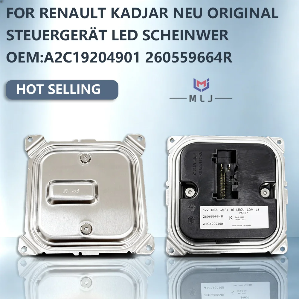 A2C19204901 For Renault Kadjar For Nissan Headlamp Driver Module Unit Control Computer Board DRL Ballast LED 260559664R