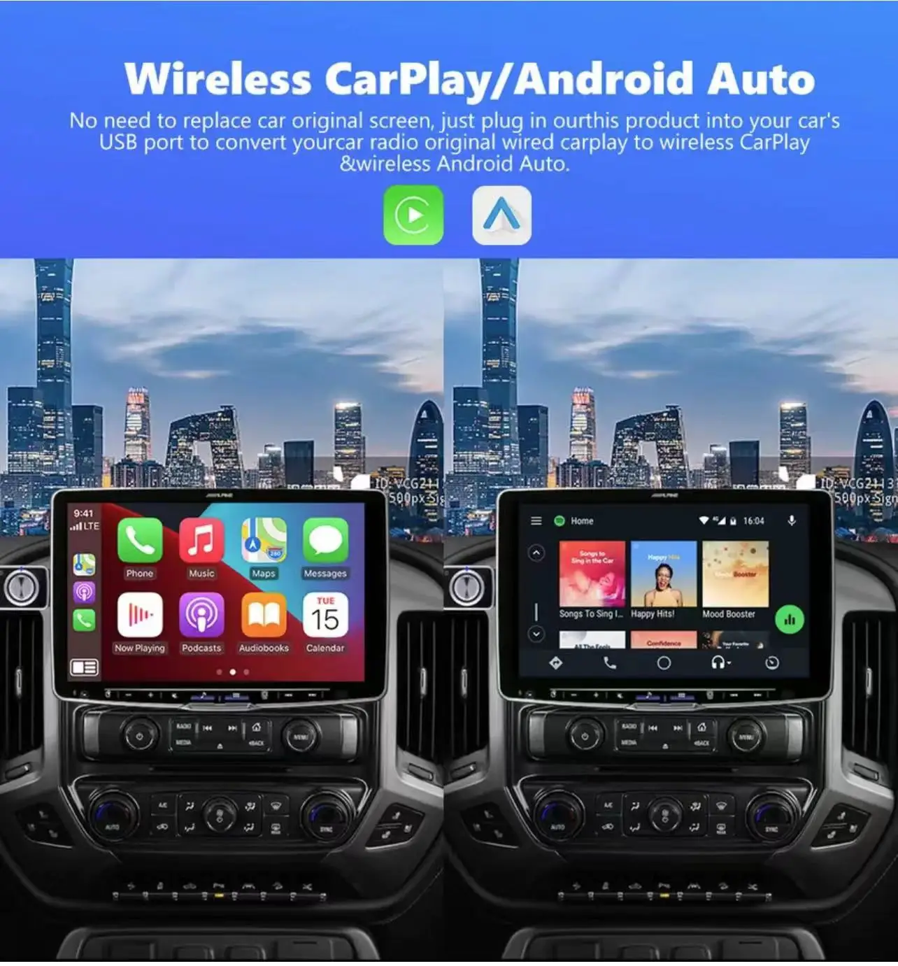 NAVLYNX ApplePie Ultra 3.0 Carplay Ai Box Plug and Play Android 13
