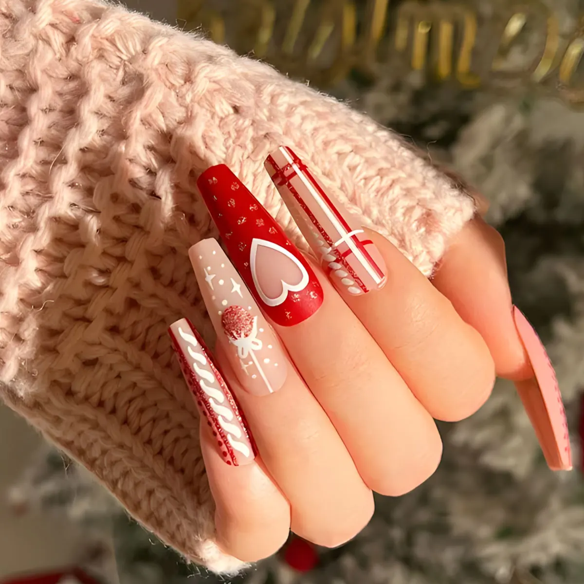 مجموعة طلاء أظافر VOKY مكونة من ست قطع لعيد الميلاد بلون موحد، مناسبة كهدية للهالوين أو عيد الميلاد أو عيد الحب. #4