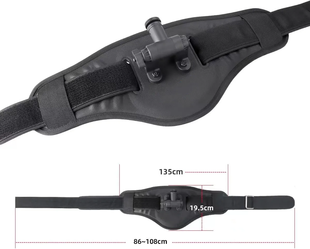 Waist Belt Mount Strap + Adjustable Selfie Stick Replacement for Insta360 X5 X4 ONE/X/X2/X3 GoPro 13 12 11DJI OSMO Action 5 4 3 - Image 6