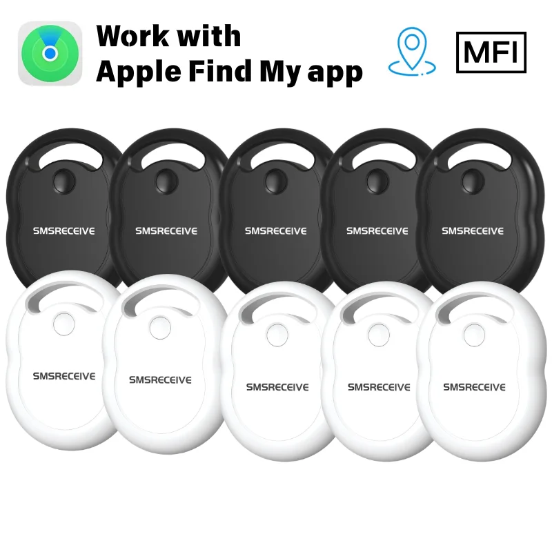 CPVAN Wireless Tracker Smart Bluetooth Tag Work with Apple Find My APP for IOS Anti-Lost Reminder Practical Unique Gift