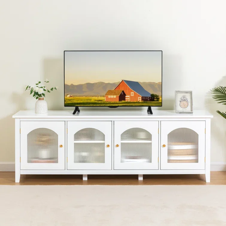 

71'' Media Console Using High-standard Density Board and Excellent Load-bearing Effect TV Cabinet