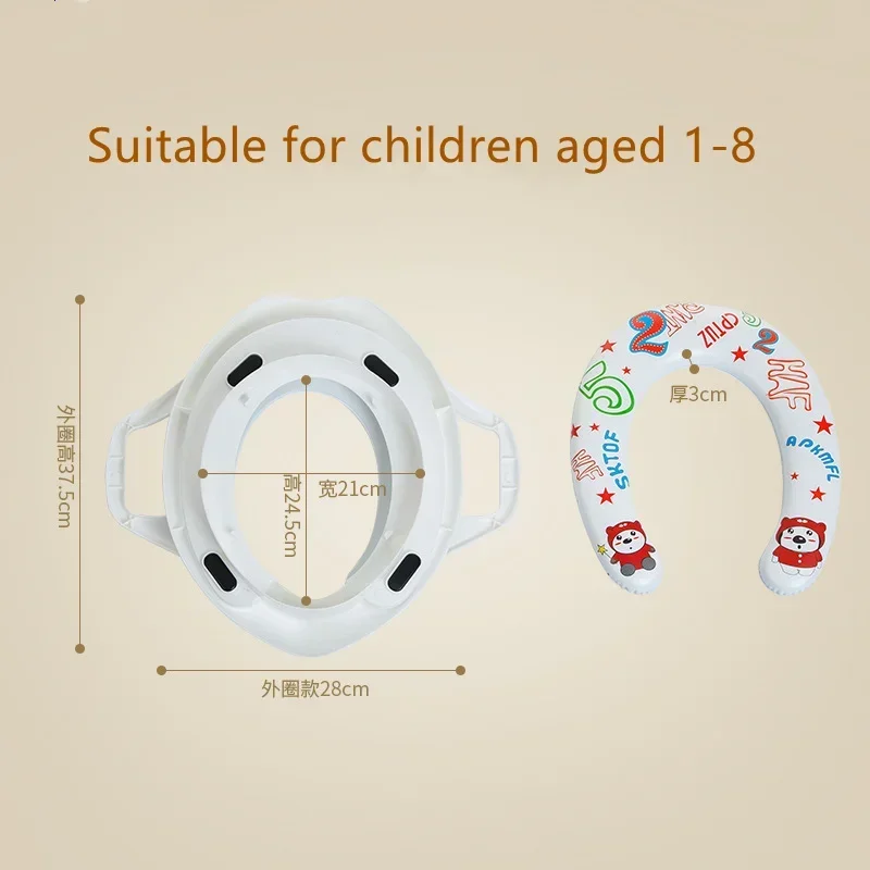 Baby Child Toddler Kids Portable Safety Seats Soft Toilet Training Trainer Potty Seat Handles Urinal Cushion Pot Chair Pad Mat