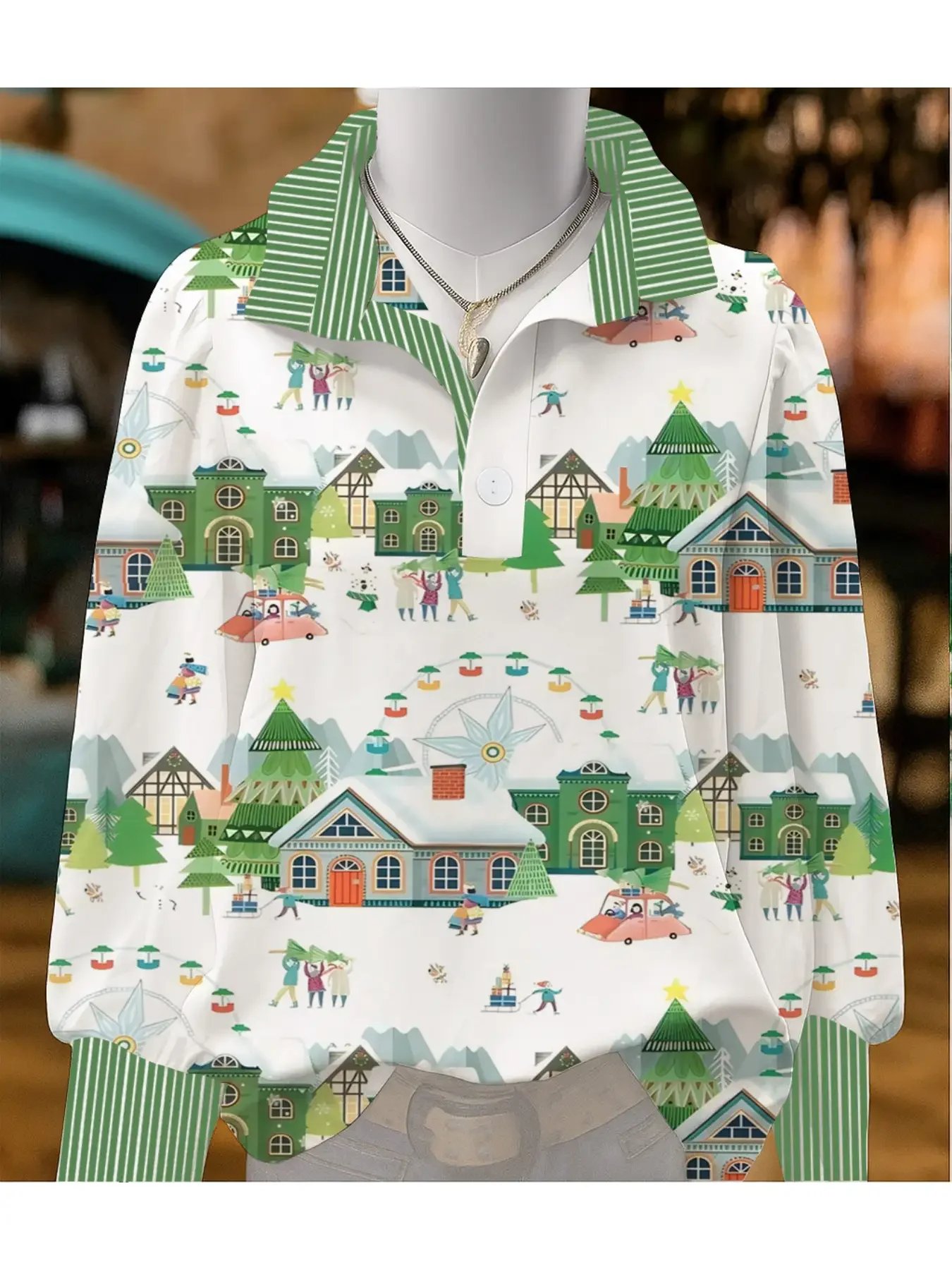 

Ladies' elegant long sleeved shirt, stand up collar style, Dress up for date night, casual wear,