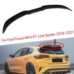 For Ford Focus MK4 ST-Line Spoiler Hatchback Extension Rear Wing Tuning Sinetickers ABS Auto Replacement Parts 2019 2020 2021