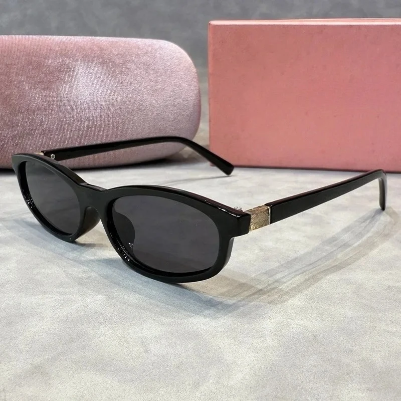2025 New Vintage Cat Eye Sunglasses Women UV400 Narrow Frame Retro Chic Shades Fashion Sun Glasses Female Gift image 4