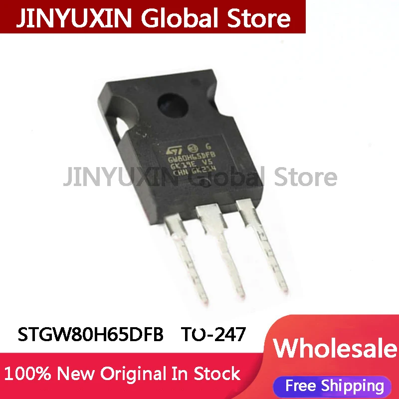

5 шт. новый STGW80H65DFB GW80H65DFB GW80H65 TO-247 120A 650 В электросварочный аппарат IGBT электроника для силовых труб