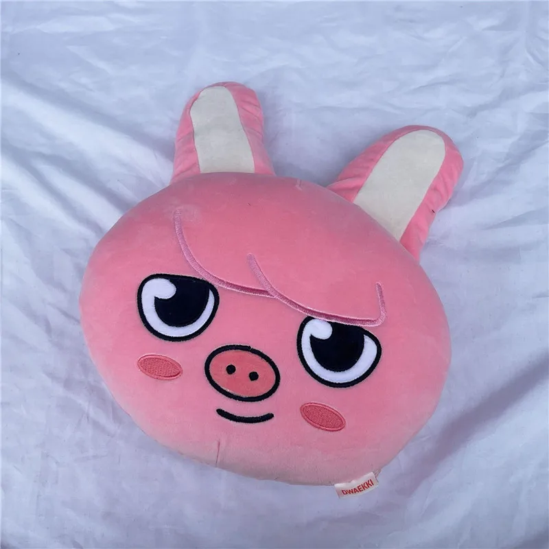 New Kpop Cartoon Leeknow Cotton Pillow Lovely Cat Rabbit Dolls Stuffed Soft Animal Plush Toys Kawaii Cushion Gift For Boys Girls