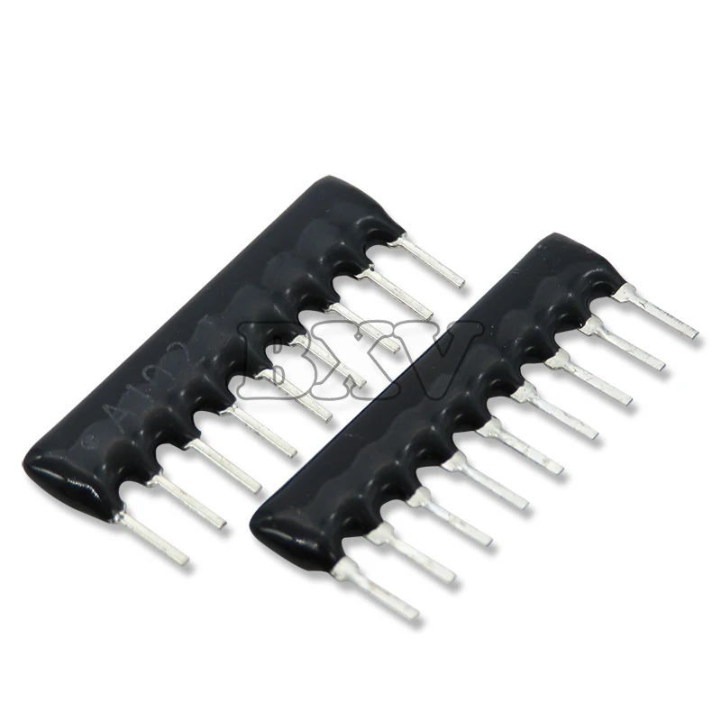 10PCS Exclusion Network Resistor Array DIP 5Pin 9Pin 100 220 330 470 510 680 1K 1.2K 1.5K 2K 2.2K 3.3K 4.7K 10K 100K Ohm