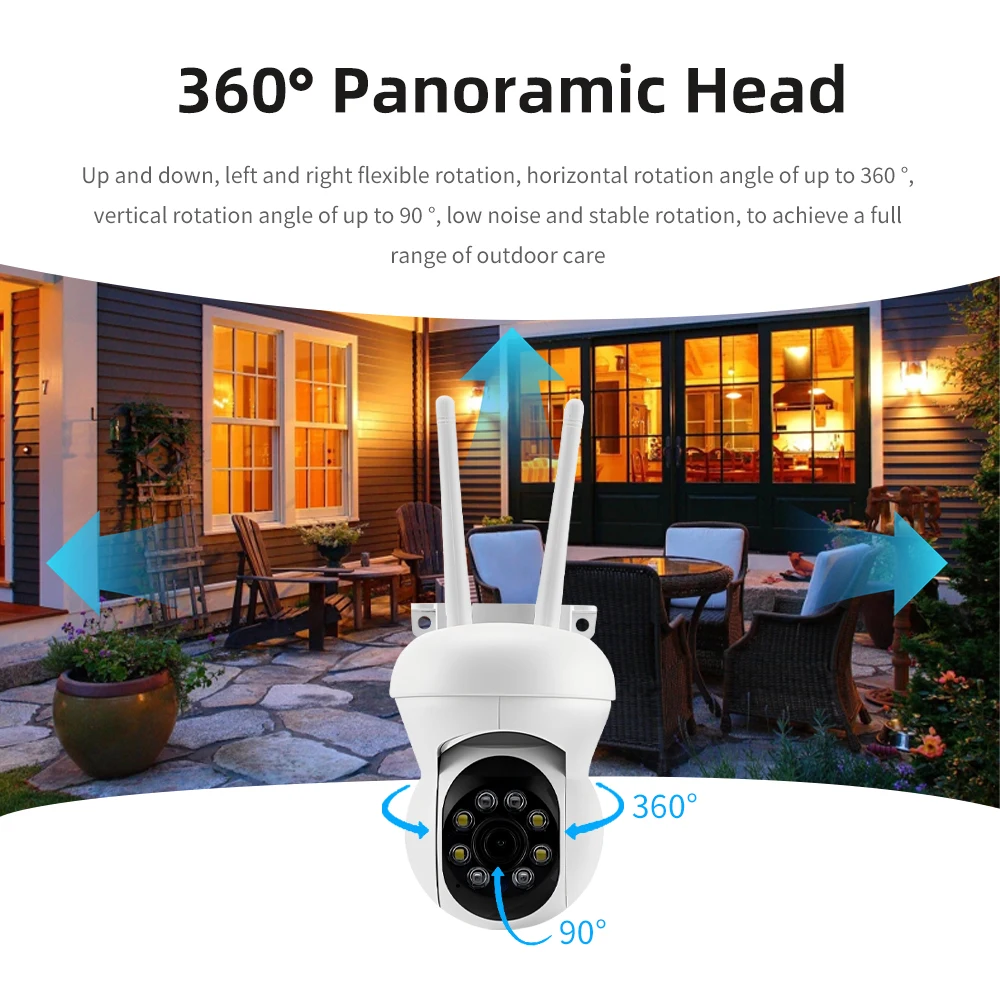 

O-KAM Smart 2.4G WiFi Indoor Camera HD Security Monitor Cam Night Vision Monitor Video Baby Protection Surveillance CCTV Camera